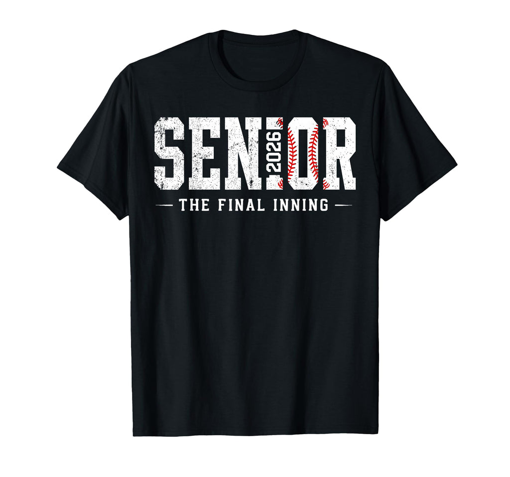 Senior Baseball Final Inning Class T-Shirt - Fun Novelty Design Men Women - T-Shirt, Sweatshirt, Hoodie