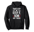 Proud Baseball Step Mom Baseball Hoodie - Fun Novelty Design for Adults - T-Shirt, Sweatshirt, Hoodie