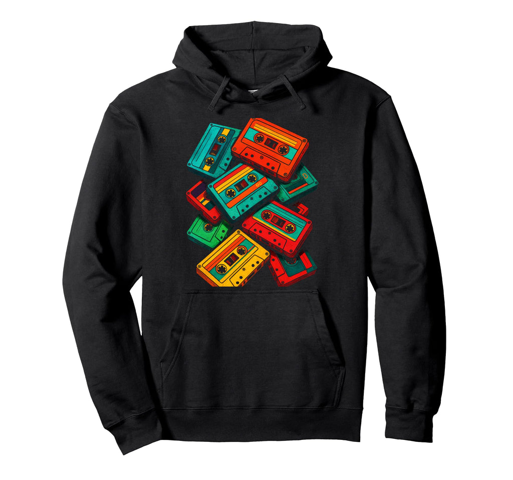 Mixtapes 80S 90S Cassette Tapes Hoodie - Custom Art Print Unisex - T-Shirt, Sweatshirt, Hoodie