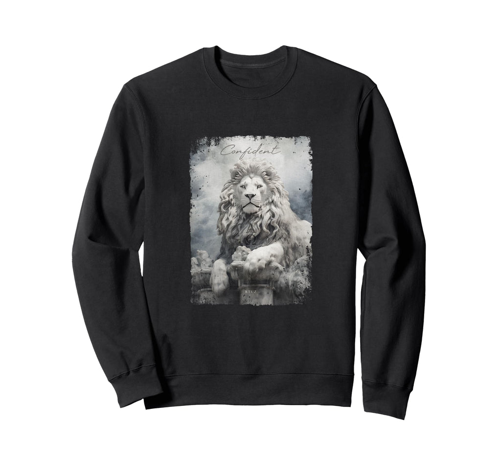 Aesthetic Streetwear Lion Sweatshirt - Aesthetic Graphic Men Women - T-Shirt, Sweatshirt, Hoodie