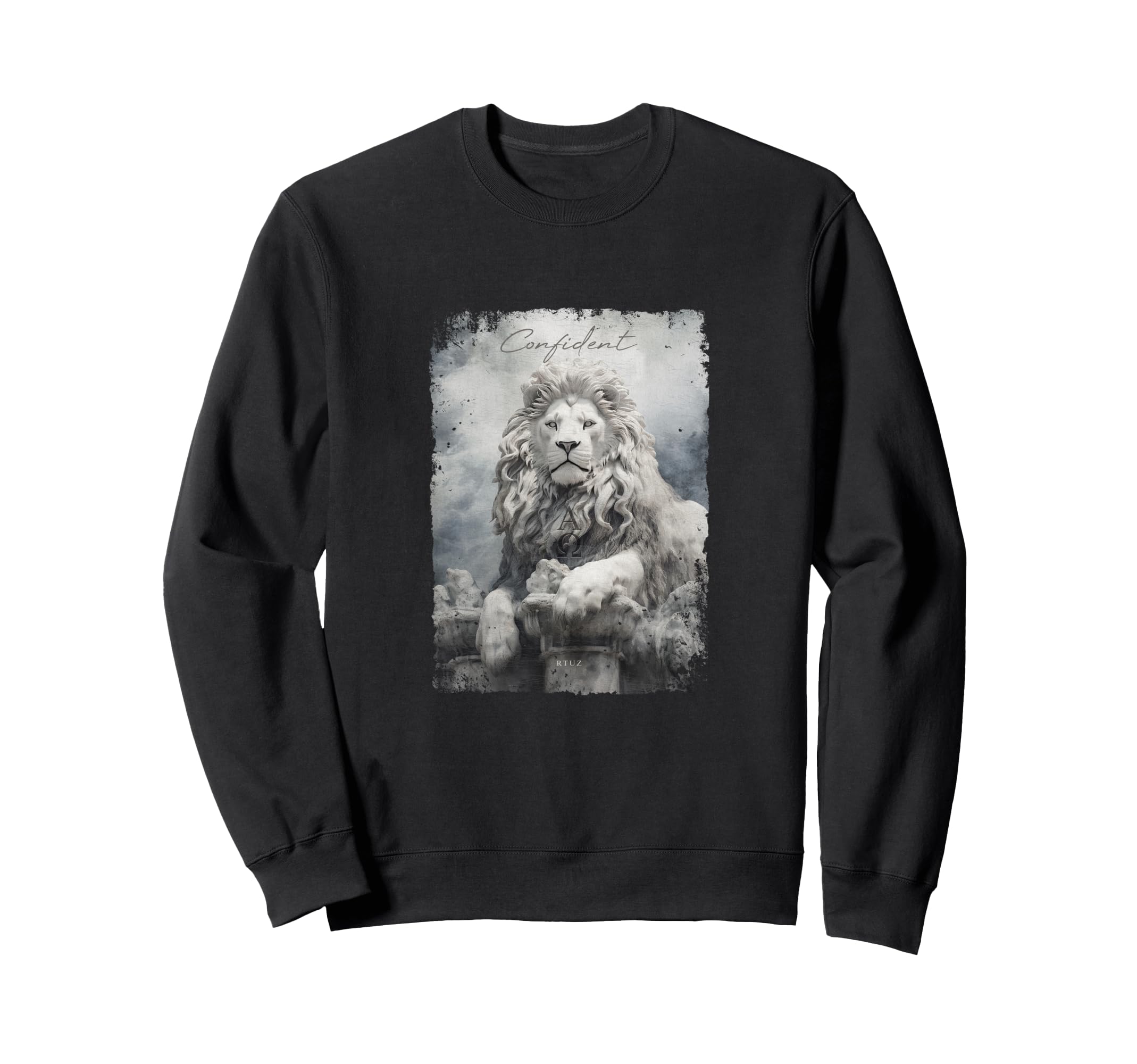 Aesthetic Streetwear Lion Sweatshirt - Aesthetic Graphic Men Women - T-Shirt, Sweatshirt, Hoodie