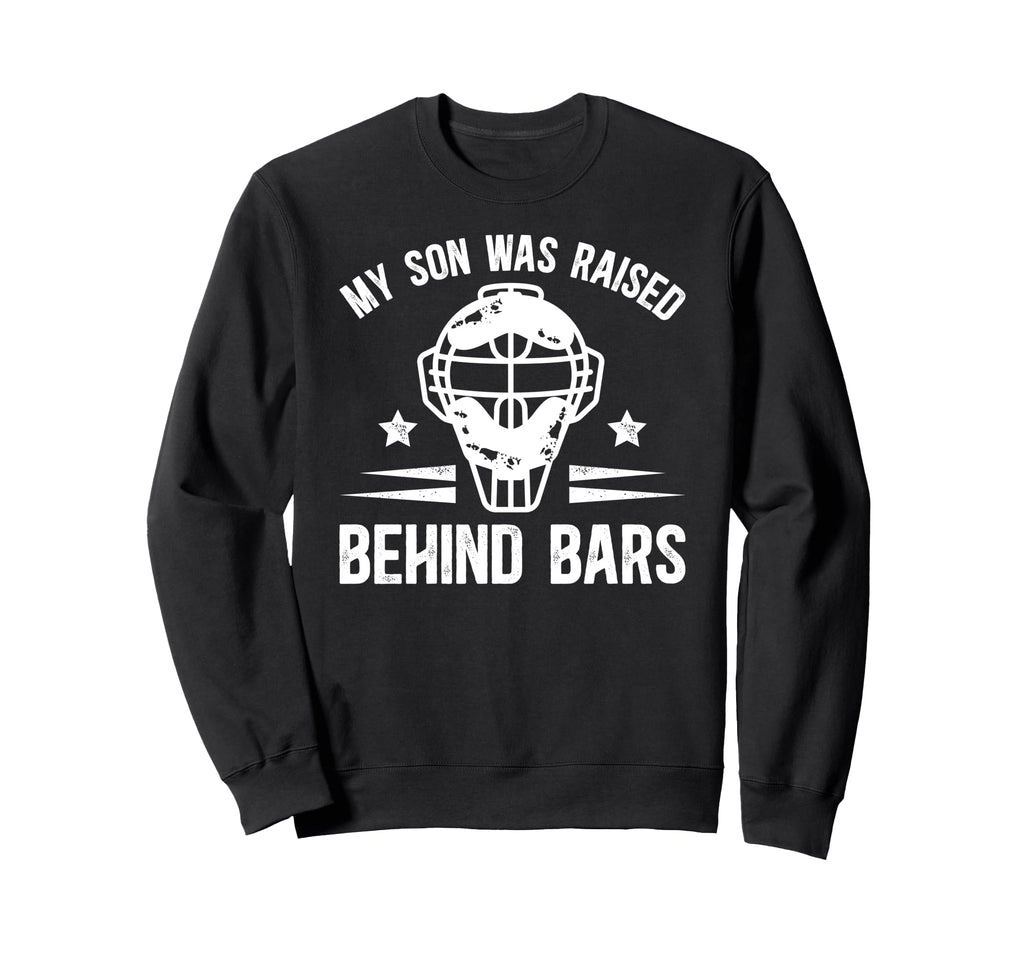 Baseball Catcher Dad Funny Dad Baseball Sweatshirt - Graphic Print Unisex - T-Shirt, Sweatshirt, Hoodie
