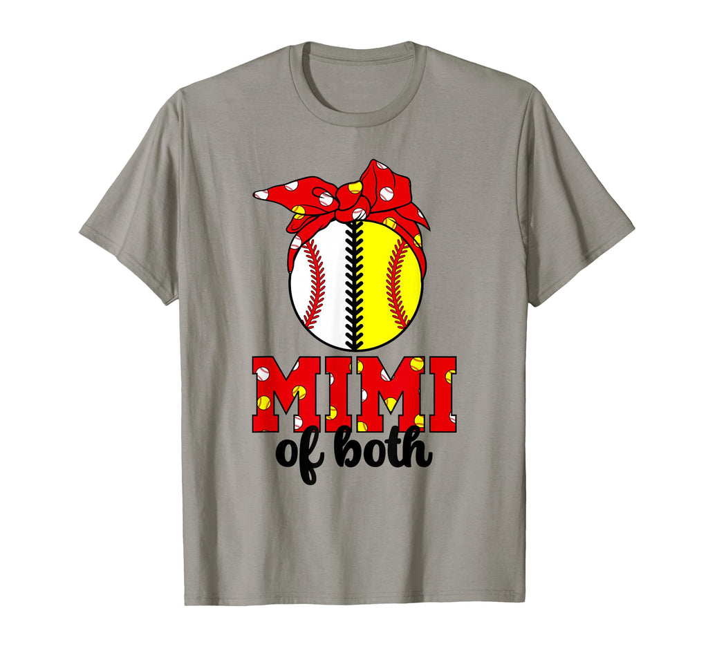 Mimi Both Softball Baseball Mimi Grandma T-Shirt - Minimalist Print Unisex - T-Shirt, Sweatshirt, Hoodie