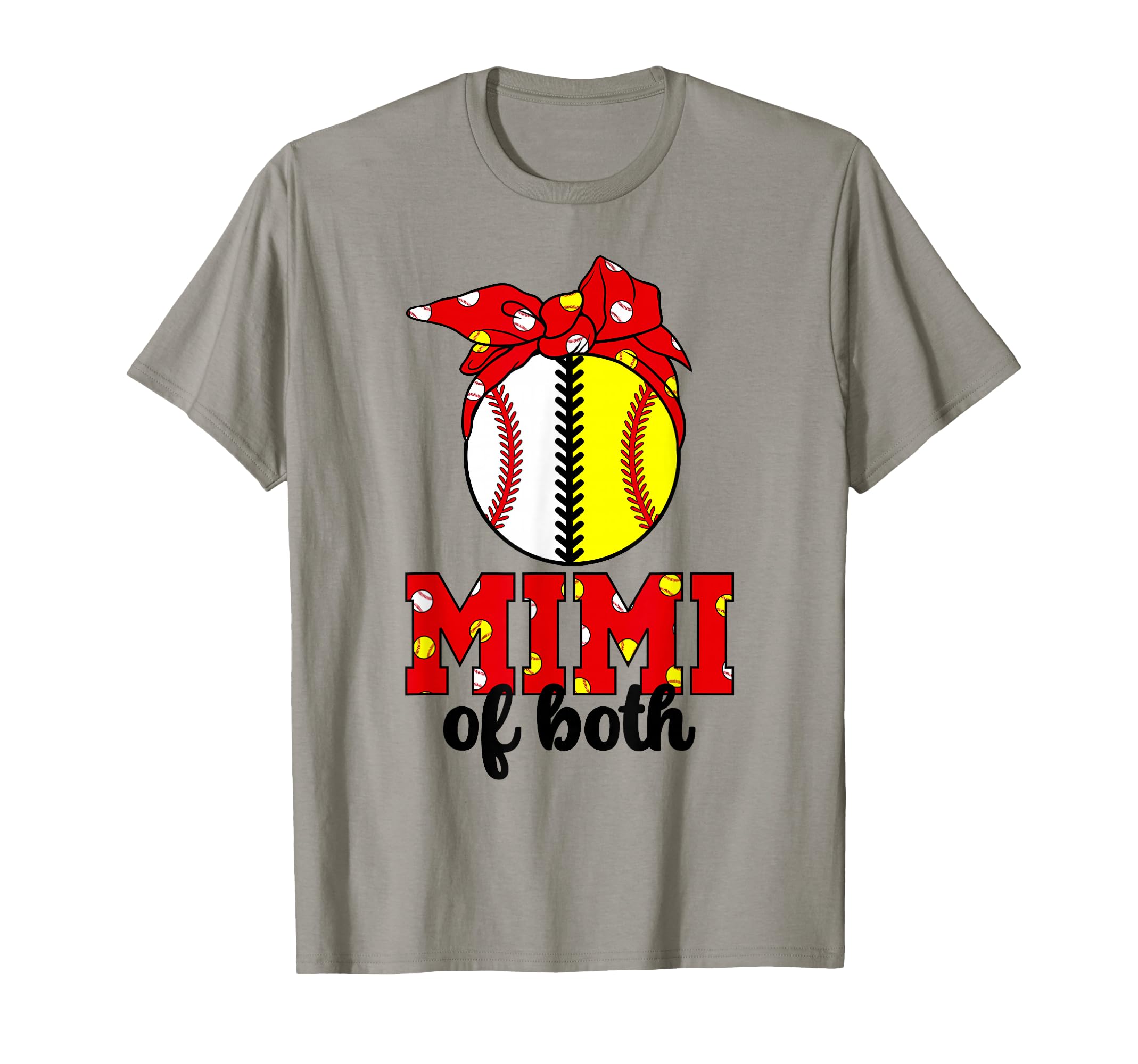 Mimi Both Softball Baseball Mimi Grandma T-Shirt - Minimalist Print Unisex - T-Shirt, Sweatshirt, Hoodie