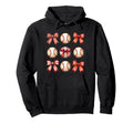 Coquette Bow Baseball Baseball Mama Hoodie - Fun Novelty Design Unisex - T-Shirt, Sweatshirt, Hoodie