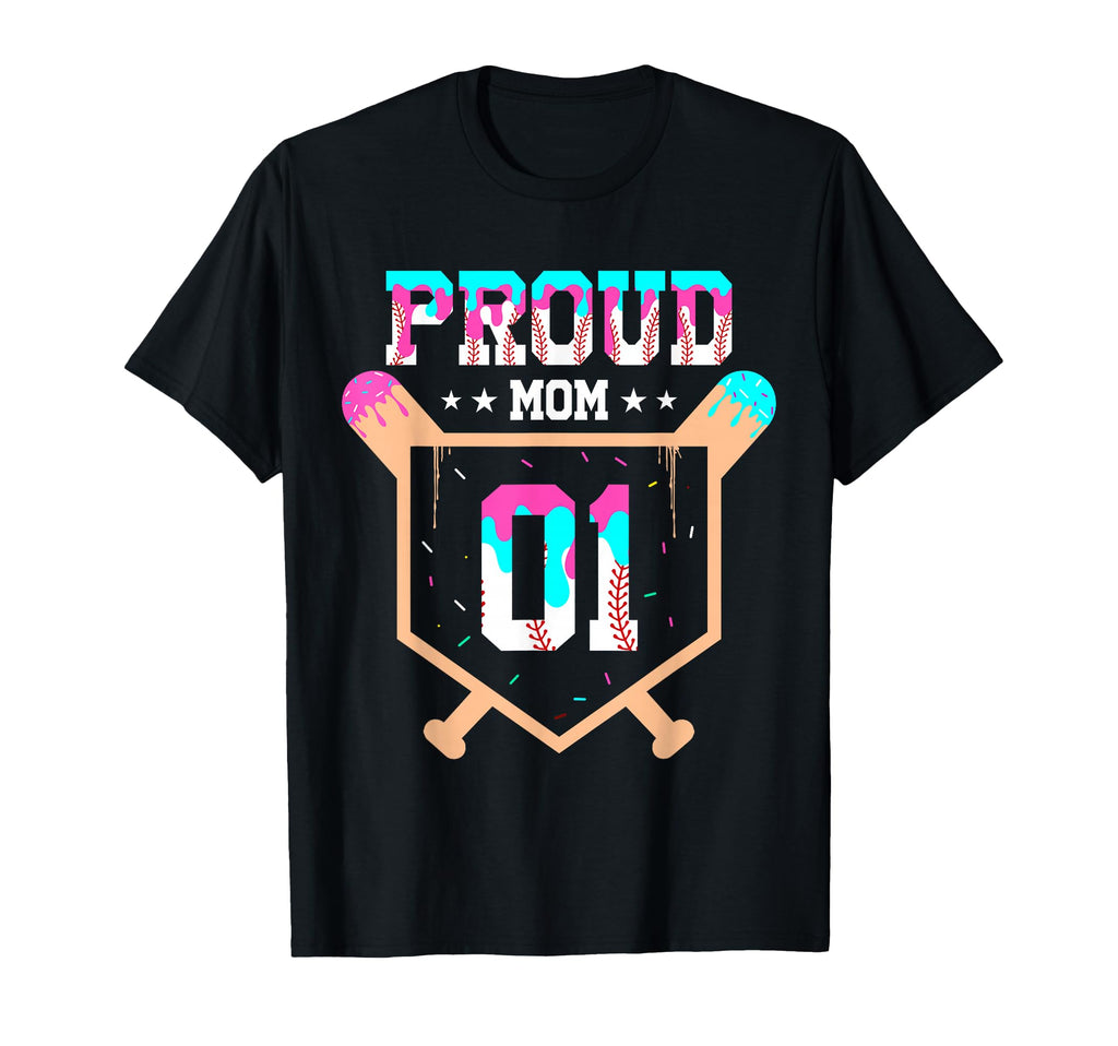 Proud Mom Baseball Player Number 1 Ice T-Shirt - Custom Art Print Unisex - T-Shirt, Sweatshirt, Hoodie