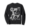 Koala Drinking Iced Coffee Sweatshirt - Casual Everyday Wear Men Women - T-Shirt, Sweatshirt, Hoodie