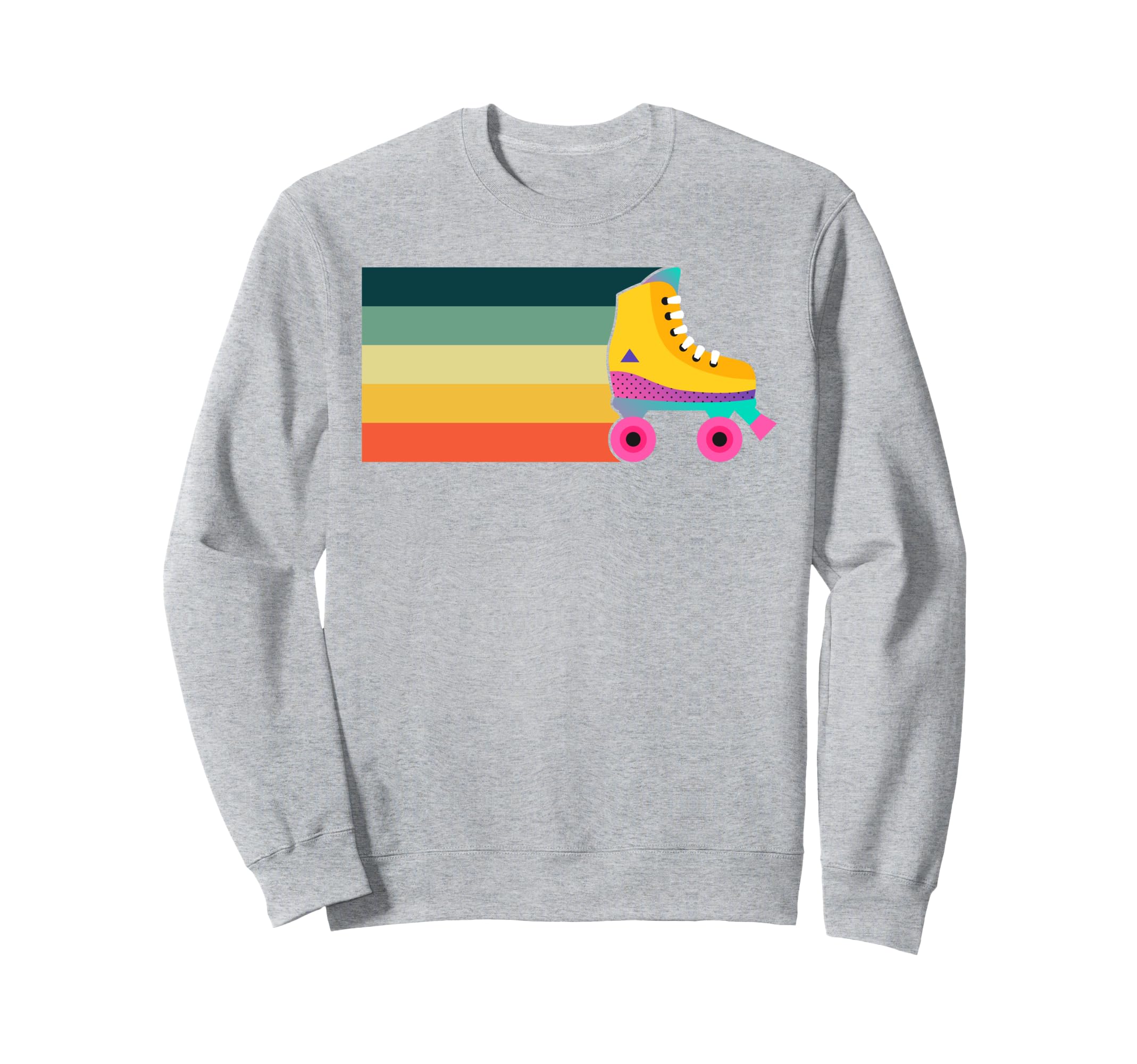 Roller Skate Roller Skating Skater Sweatshirt - Unique Graphic Men Women - T-Shirt, Sweatshirt, Hoodie