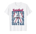 Baseball Sister Coquette Bow T-Shirt - Casual Everyday Wear for Adults - T-Shirt, Sweatshirt, Hoodie