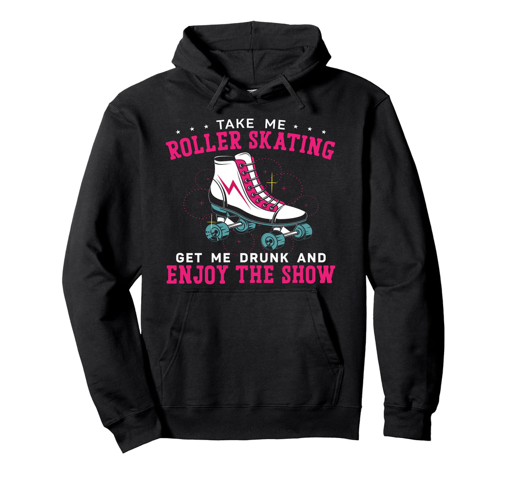 Roller Skating Skate 1970S Hoodie - Trendy Graphic Unisex - T-Shirt, Sweatshirt, Hoodie