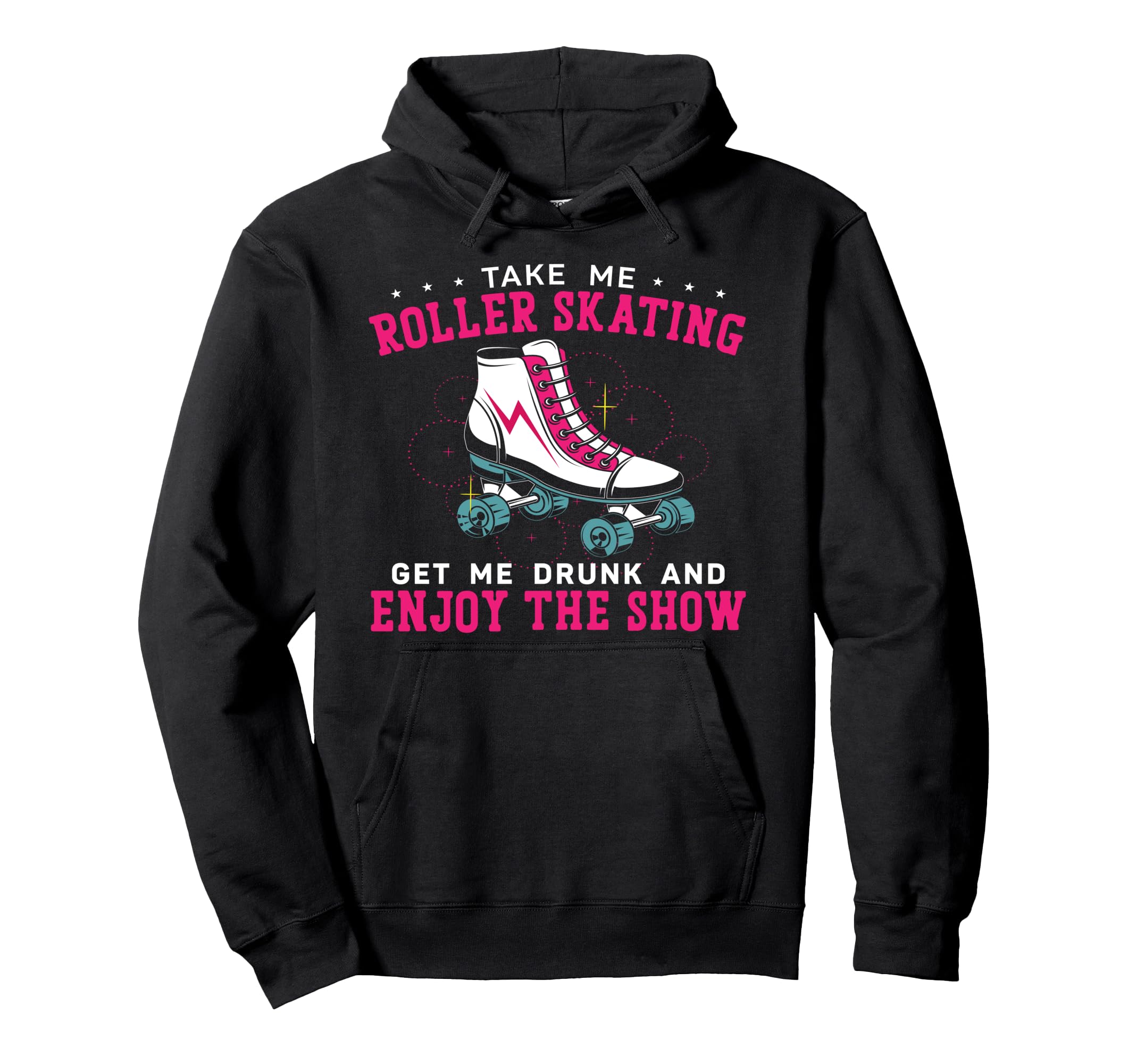 Roller Skating Skate 1970S Hoodie - Trendy Graphic Unisex - T-Shirt, Sweatshirt, Hoodie