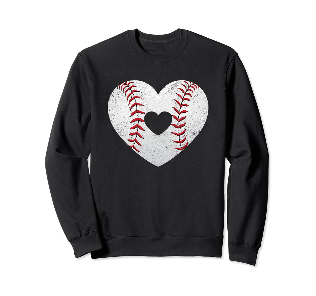 Softball Mom Dad Love Baseball Sweatshirt - Aesthetic Graphic Men Women - T-Shirt, Sweatshirt, Hoodie