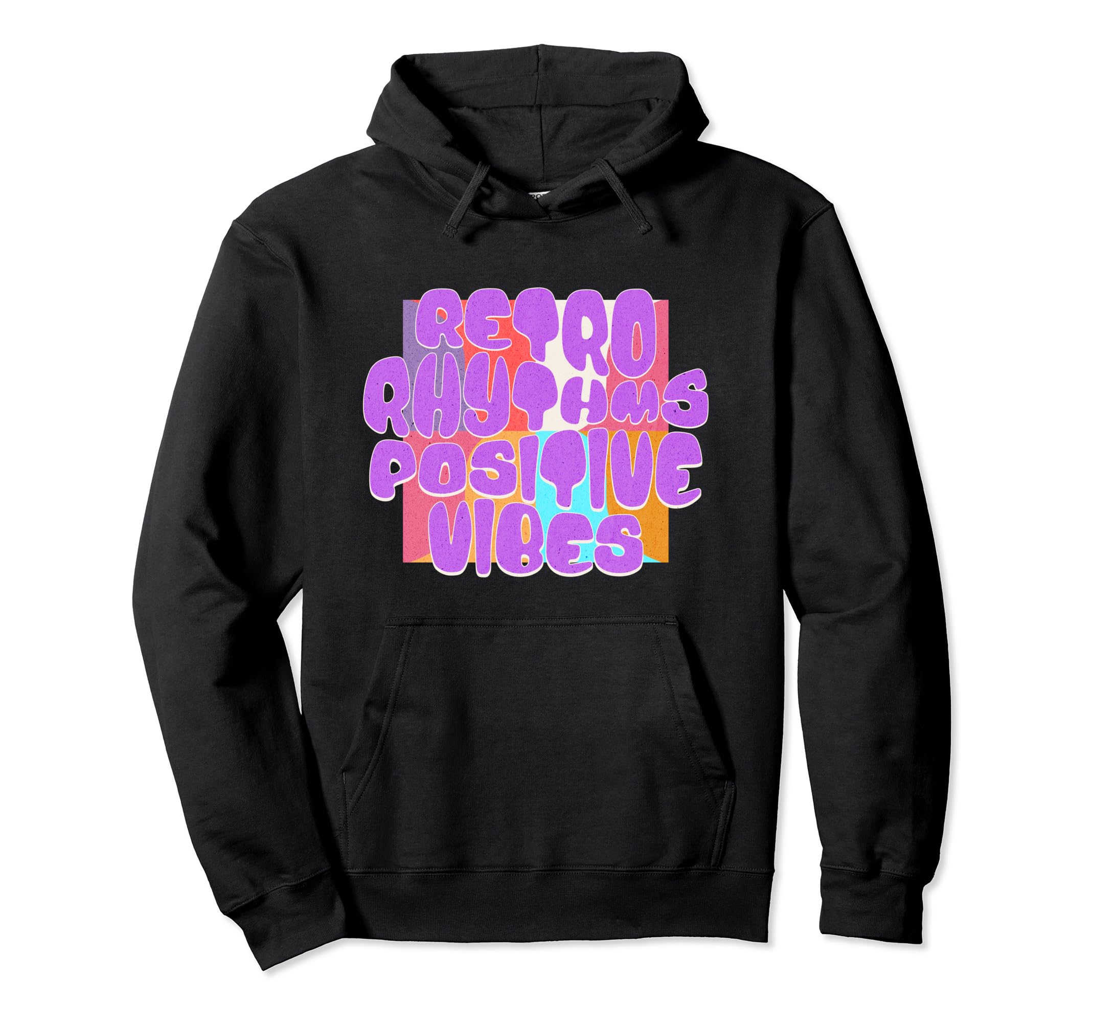 Funny 70S Graffiti Lettering Hiphop Hoodie - Fun Novelty Design for Adults - T-Shirt, Sweatshirt, Hoodie