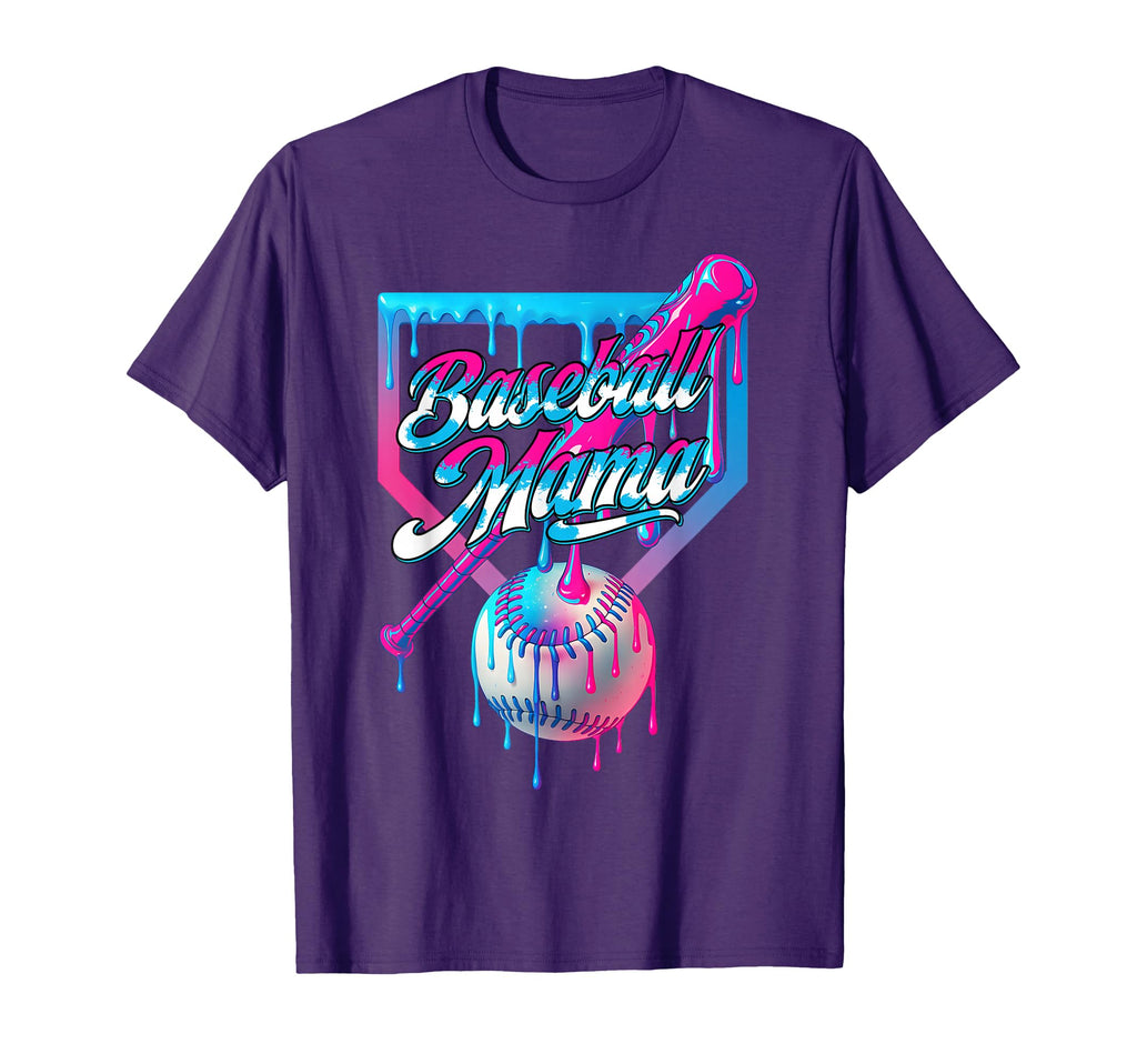 Funny Mama Mom Mothers Day Baseball T-Shirt - Unique Graphic for Adults - T-Shirt, Sweatshirt, Hoodie