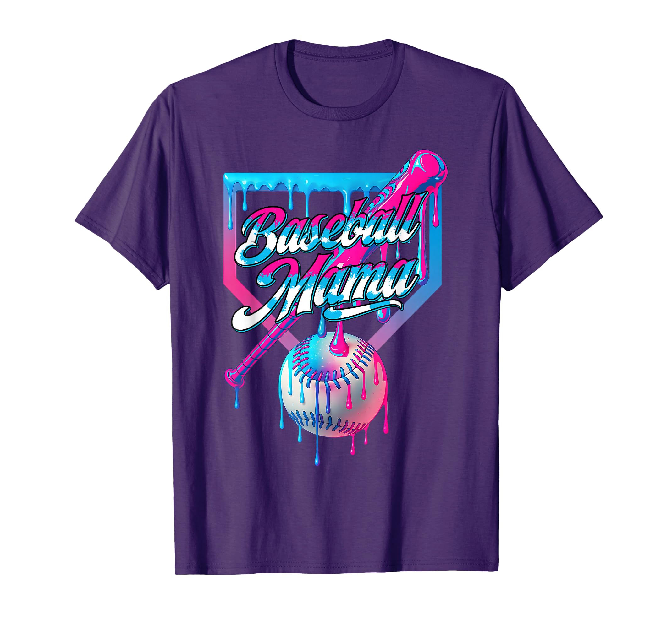 Funny Mama Mom Mothers Day Baseball T-Shirt - Unique Graphic for Adults - T-Shirt, Sweatshirt, Hoodie