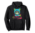 Kawaii Cat Dj Japanese Edm Y2K Aesthetic 3 Hoodie - Graphic Print Unisex - T-Shirt, Sweatshirt, Hoodie