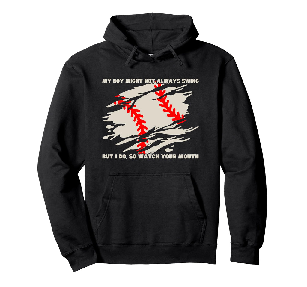 My Might Not Always Swing Funny Hoodie - Novelty Apparel Men Women - T-Shirt, Sweatshirt, Hoodie