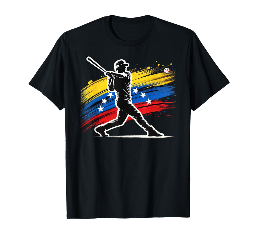 Venezuelan Baseball Pride Batter T-Shirt - Aesthetic Graphic Unisex - T-Shirt, Sweatshirt, Hoodie
