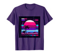 Synthwave Vaporwave Tropical Palm Sunset T-Shirt - Streetwear Style Unisex - T-Shirt, Sweatshirt, Hoodie