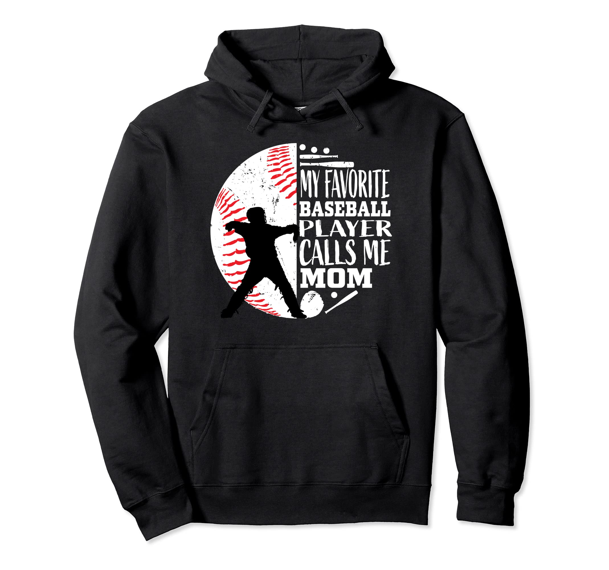 My Favorite Player Baseball Catcher Hoodie - Custom Art Print for Adults - T-Shirt, Sweatshirt, Hoodie