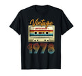 1978 48Th Birthday Cassette Tape B T-Shirt - Casual Everyday Wear Unisex - T-Shirt, Sweatshirt, Hoodie