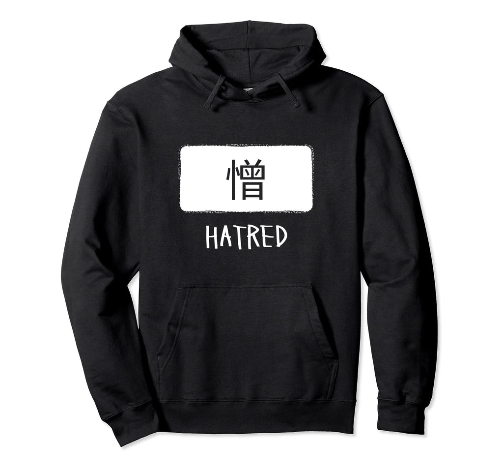 Nikushimi Japanese Word Hatred Anime Hoodie - Graphic Print Men Women - T-Shirt, Sweatshirt, Hoodie