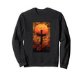 Gothic Cross Grunge Aesthetic Y2K Sweatshirt - Graphic Print Men Women - T-Shirt, Sweatshirt, Hoodie