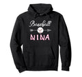 Baseball Nina Birthday Sport Baseball Hoodie - Graphic Print for Adults - T-Shirt, Sweatshirt, Hoodie