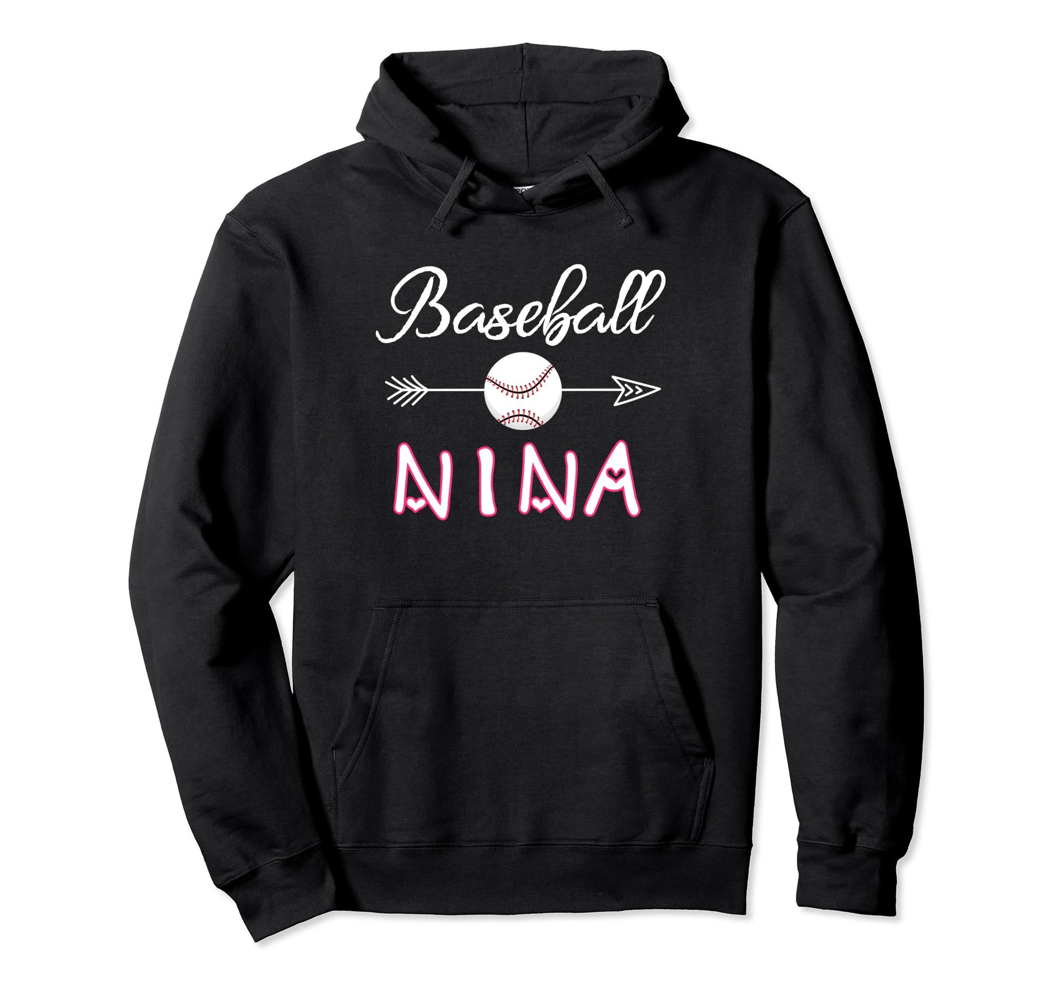 Baseball Nina Birthday Sport Baseball Hoodie - Graphic Print for Adults - T-Shirt, Sweatshirt, Hoodie