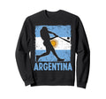 Argentinian Baseball Player Sweatshirt - Minimalist Print Men Women - T-Shirt, Sweatshirt, Hoodie