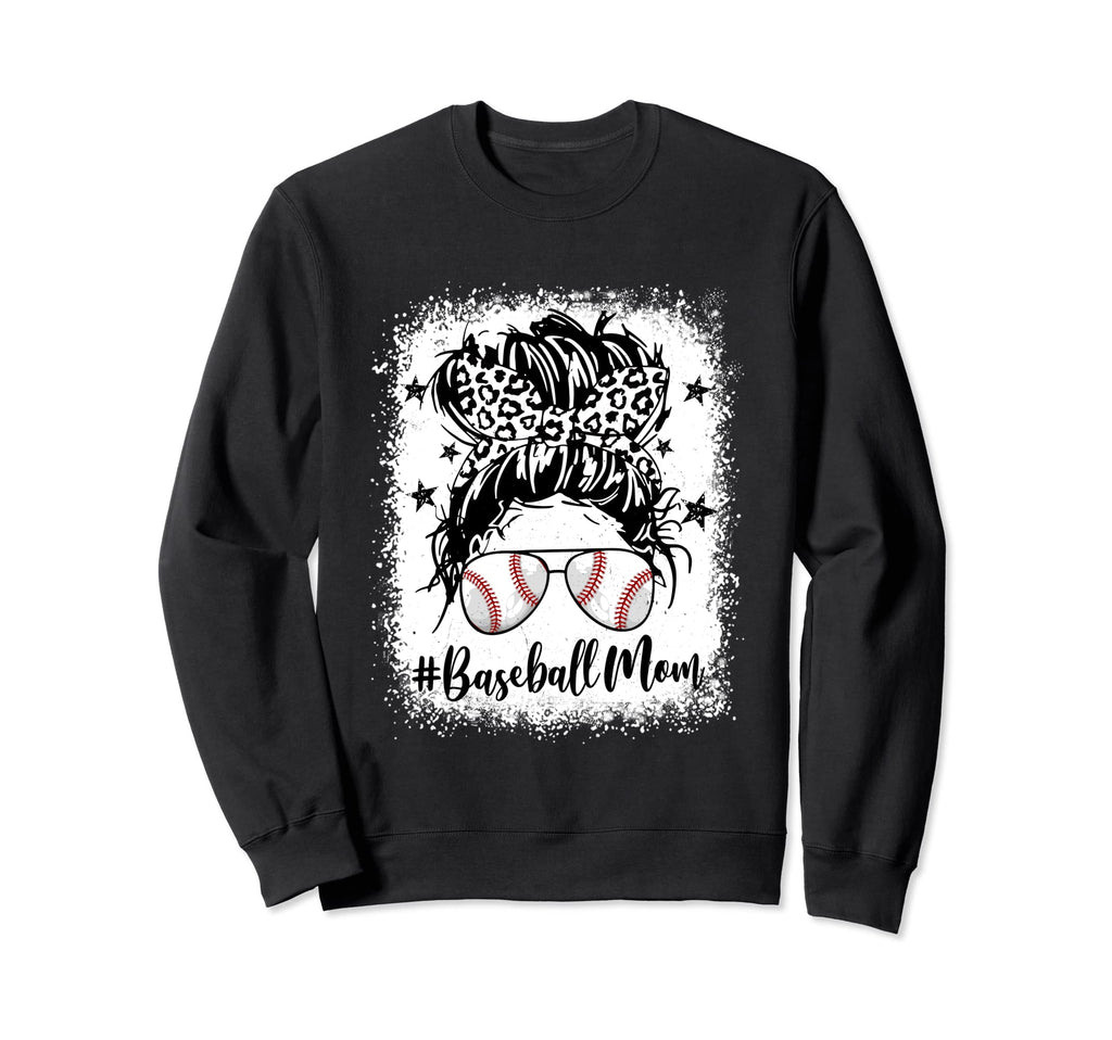 Mothers Day Sports Baseball Mom Sweatshirt - Novelty Apparel Unisex - T-Shirt, Sweatshirt, Hoodie