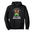 Busy Raising Ballers Warning May Hoodie - Casual Everyday Wear for Adults - T-Shirt, Sweatshirt, Hoodie