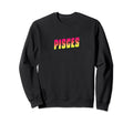 Pisces Red Yellow Zodiac Sign Sweatshirt - Custom Art Print Unisex - T-Shirt, Sweatshirt, Hoodie
