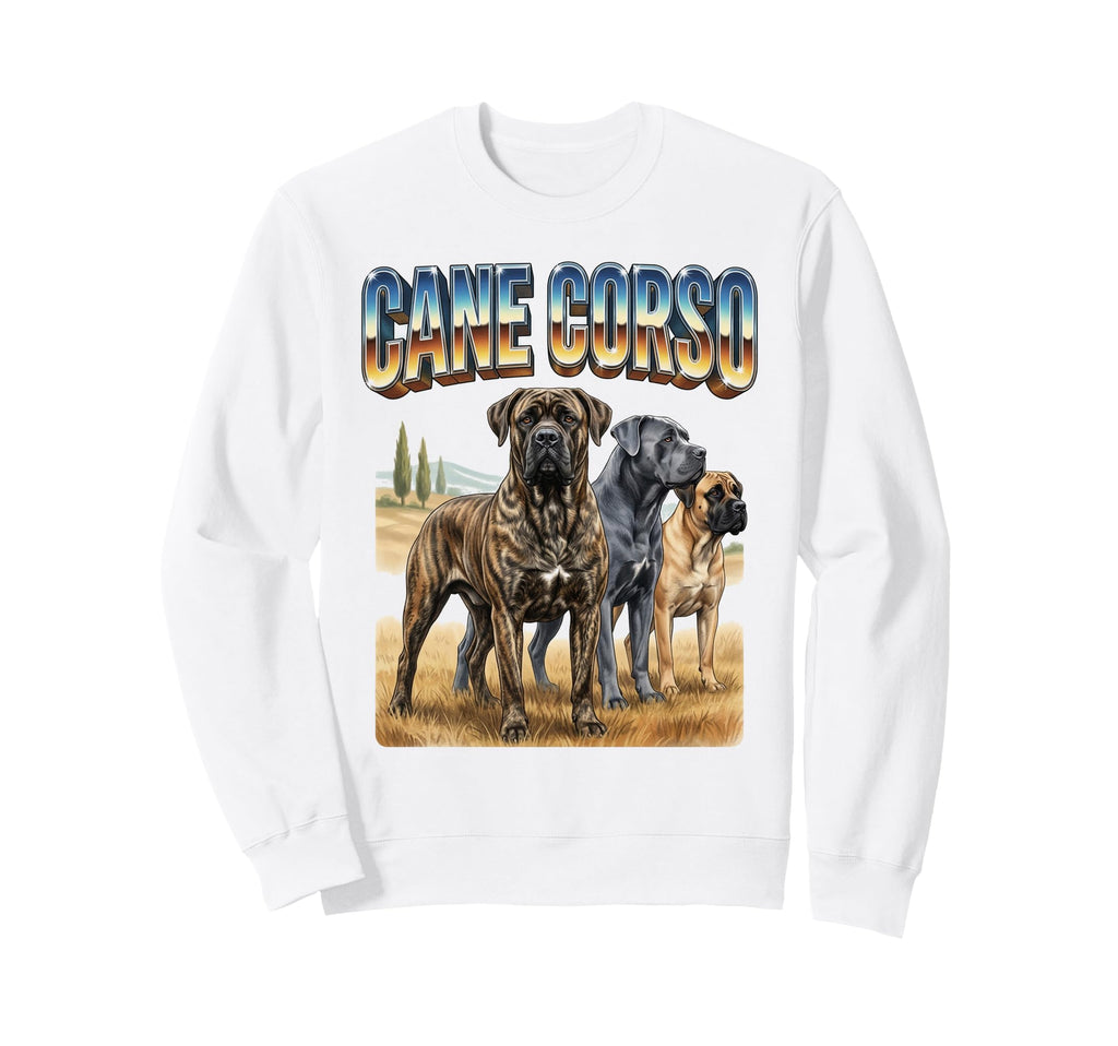 Cane Corso 90S Dog Lover 80S Cane Sweatshirt - Casual Everyday Wear Unisex - T-Shirt, Sweatshirt, Hoodie