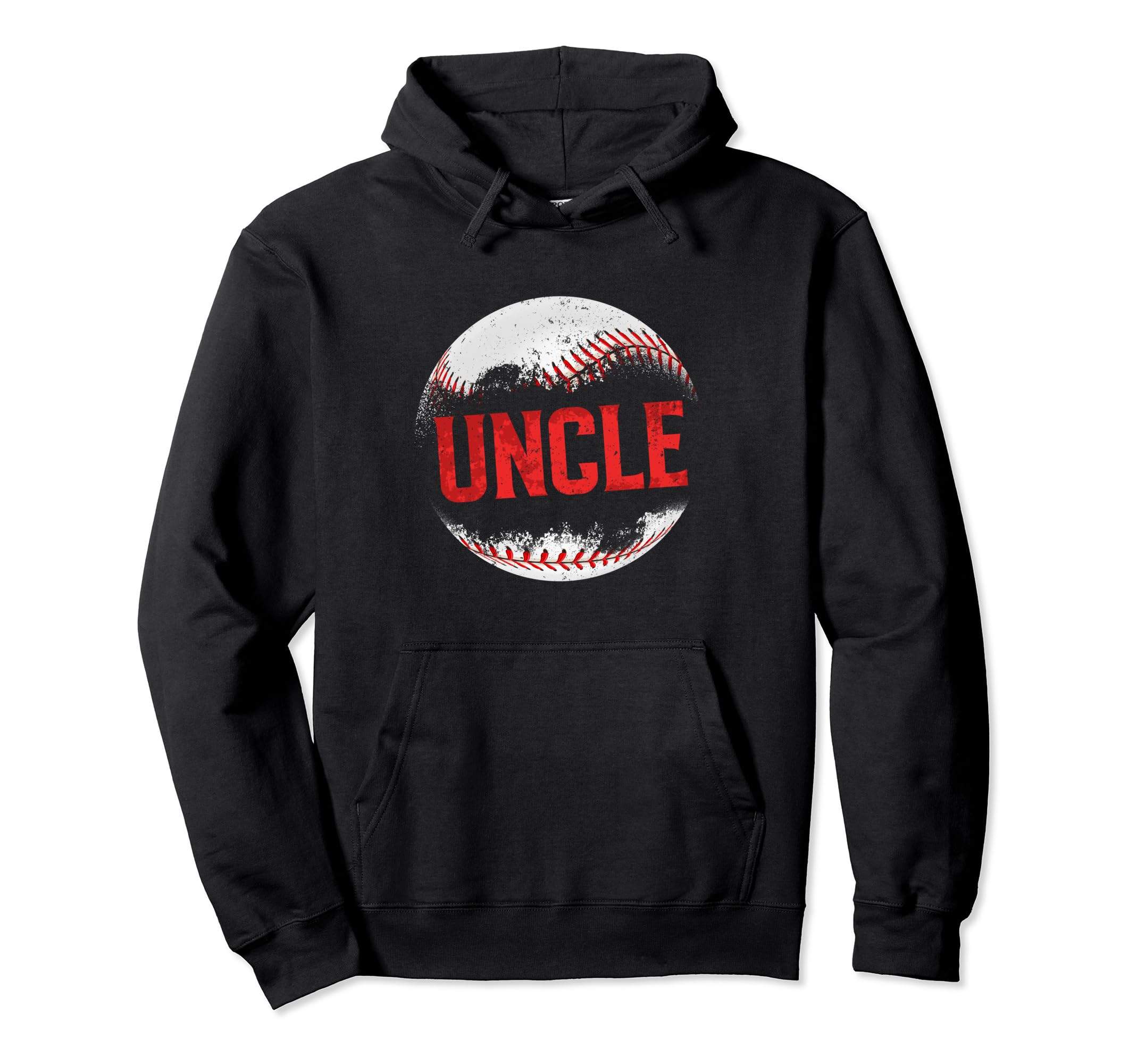 Baseball Uncle Happy Fathers Day Proud Hoodie - Novelty Apparel for Adults - T-Shirt, Sweatshirt, Hoodie