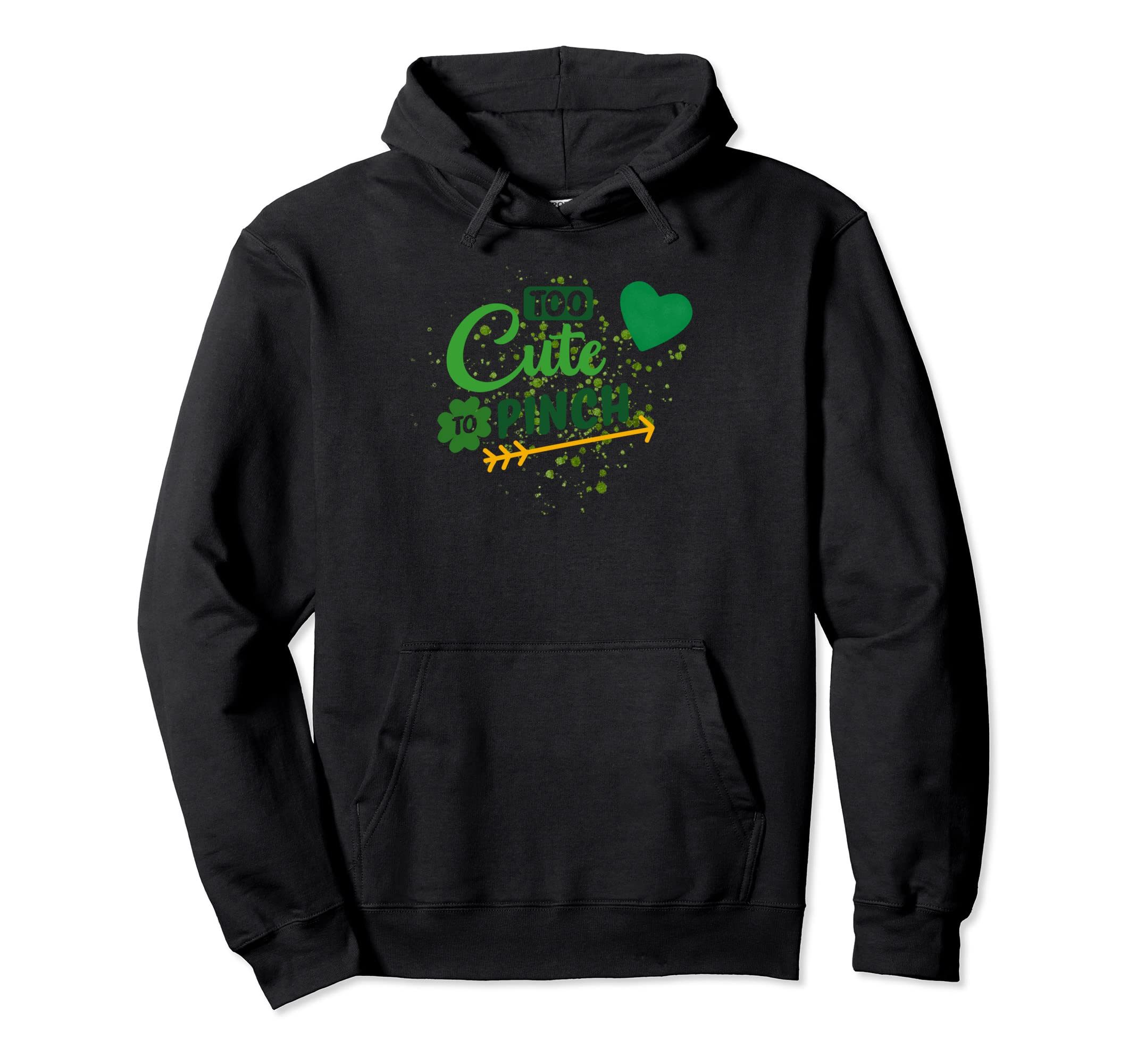 Love Shamrock Ireland Distressed Green Hoodie - Trendy Graphic Unisex - T-Shirt, Sweatshirt, Hoodie