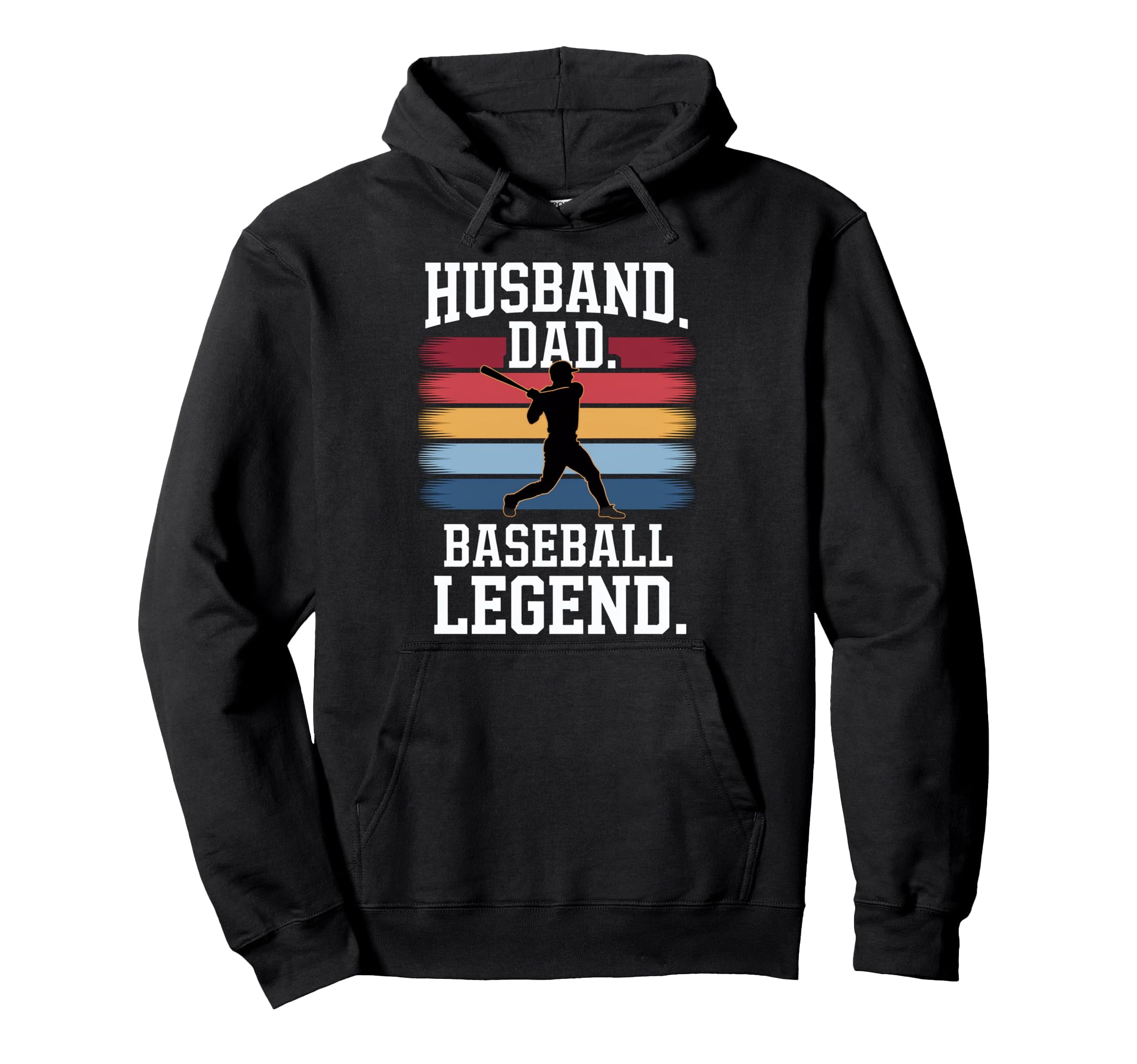Husband Dad Baseball Legend Hoodie - Unique Graphic for Adults - T-Shirt, Sweatshirt, Hoodie