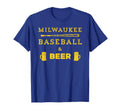 Milwaukee Baseball Beer Fan T-Shirt - Fun Novelty Design Unisex - T-Shirt, Sweatshirt, Hoodie