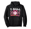T Ball Mama Mothers Day Ball Mom Hoodie - Custom Art Print Men Women - T-Shirt, Sweatshirt, Hoodie