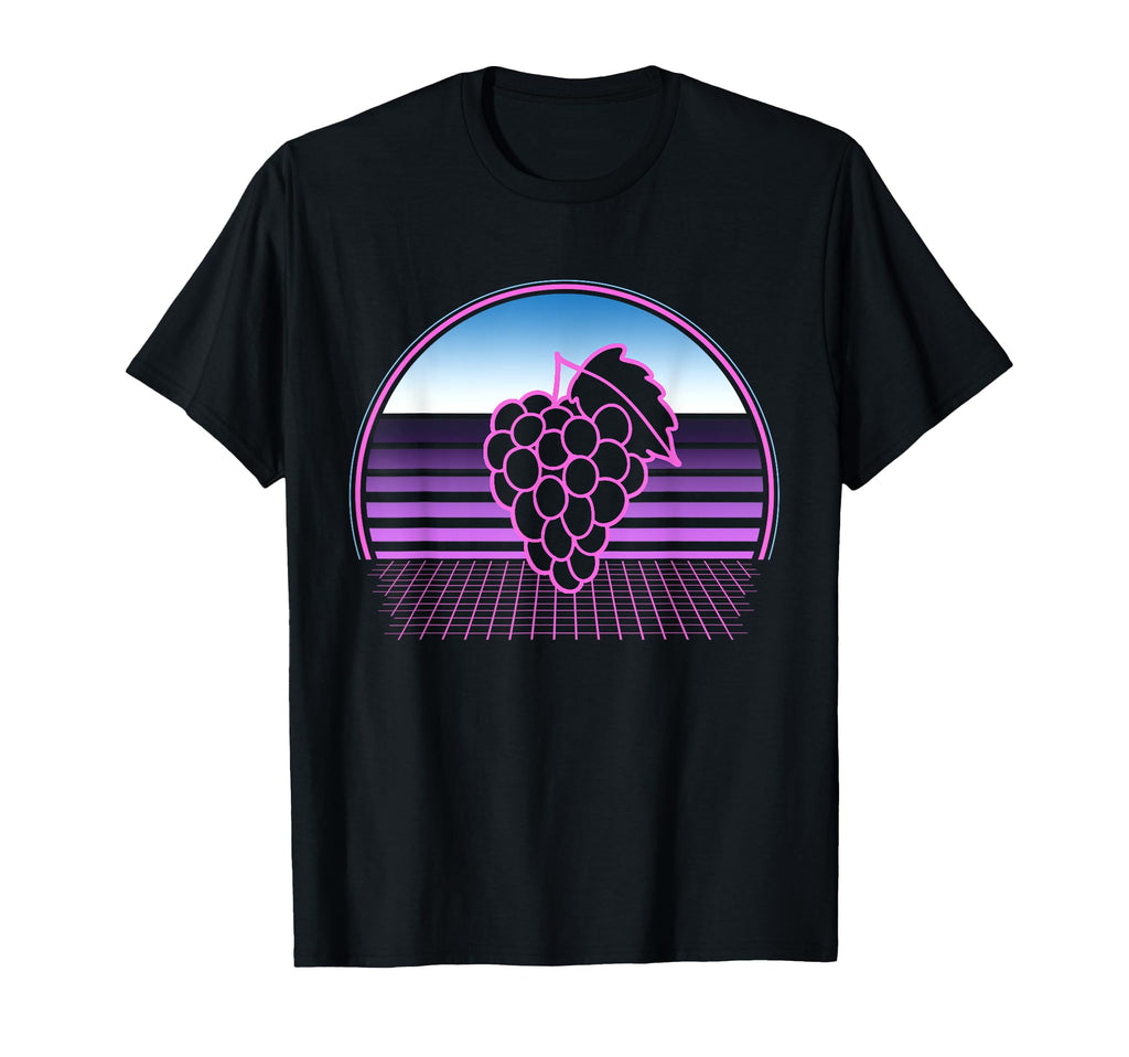 Grape Vines 80S Vaporwave Aesthetic T-Shirt - Fun Novelty Design Unisex - T-Shirt, Sweatshirt, Hoodie