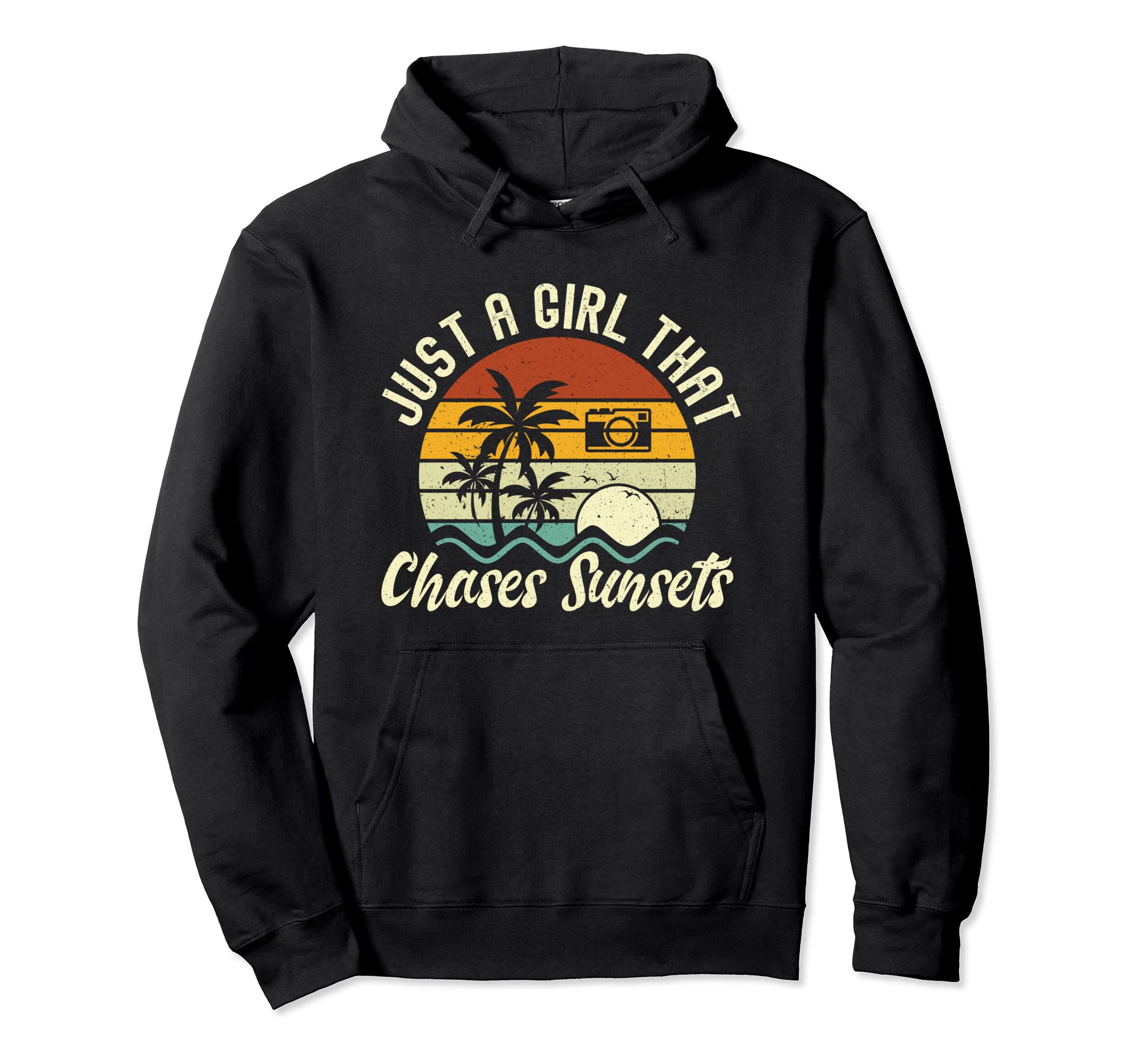 Just That Chases Sunsets Forever Hoodie - Trendy Graphic for Adults - T-Shirt, Sweatshirt, Hoodie