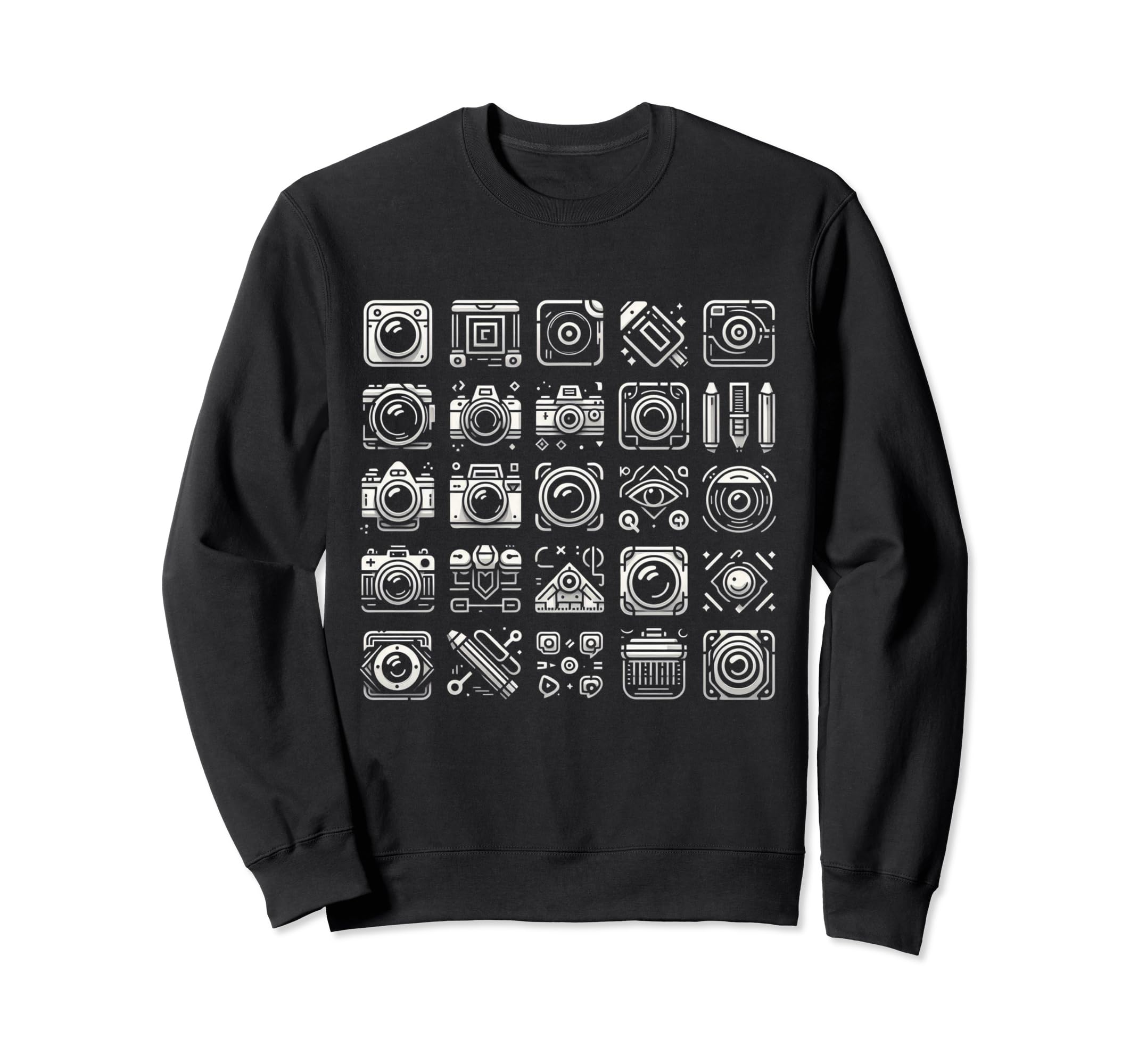 Funny Camera Sweatshirt - Aesthetic Graphic for Adults - T-Shirt, Sweatshirt, Hoodie