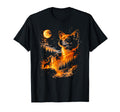 Funny Chihuahua Howling To Moon T-Shirt - Fun Novelty Design for Adults - T-Shirt, Sweatshirt, Hoodie