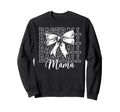 Baseball Mama Bow Baseball Mom Sweatshirt - Novelty Apparel Men Women - T-Shirt, Sweatshirt, Hoodie