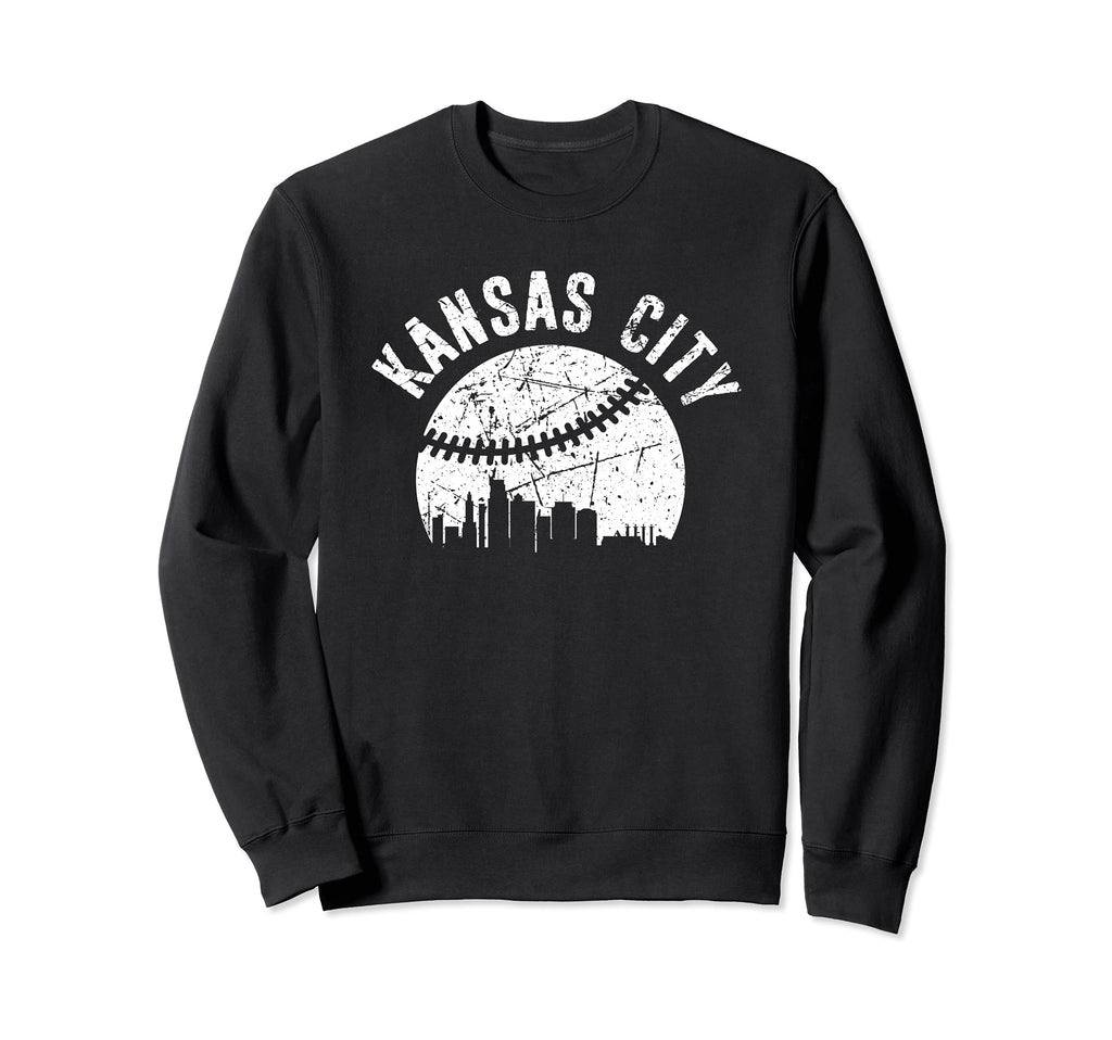 Kansas City Skyline Baseball Team Sweatshirt - Novelty Apparel Unisex - T-Shirt, Sweatshirt, Hoodie