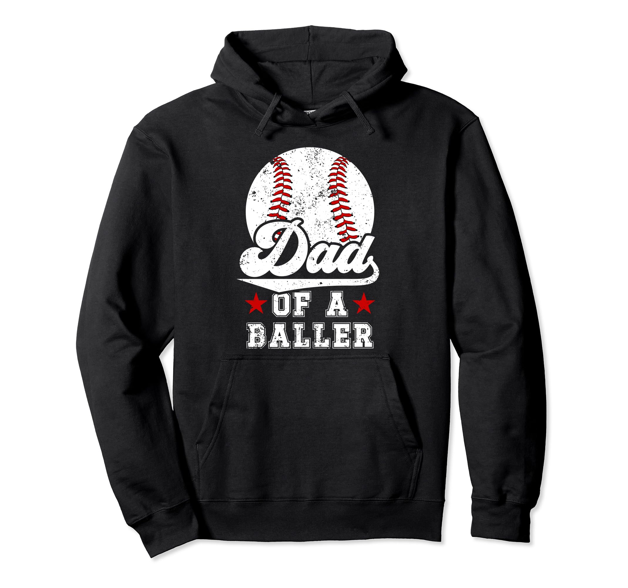 Dad Baller Baseball Dad Baseball Hoodie - Aesthetic Graphic Men Women - T-Shirt, Sweatshirt, Hoodie