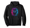 Vaporwave Cat Aesthetic Synthwave Cat Hoodie - Graphic Print for Adults - T-Shirt, Sweatshirt, Hoodie