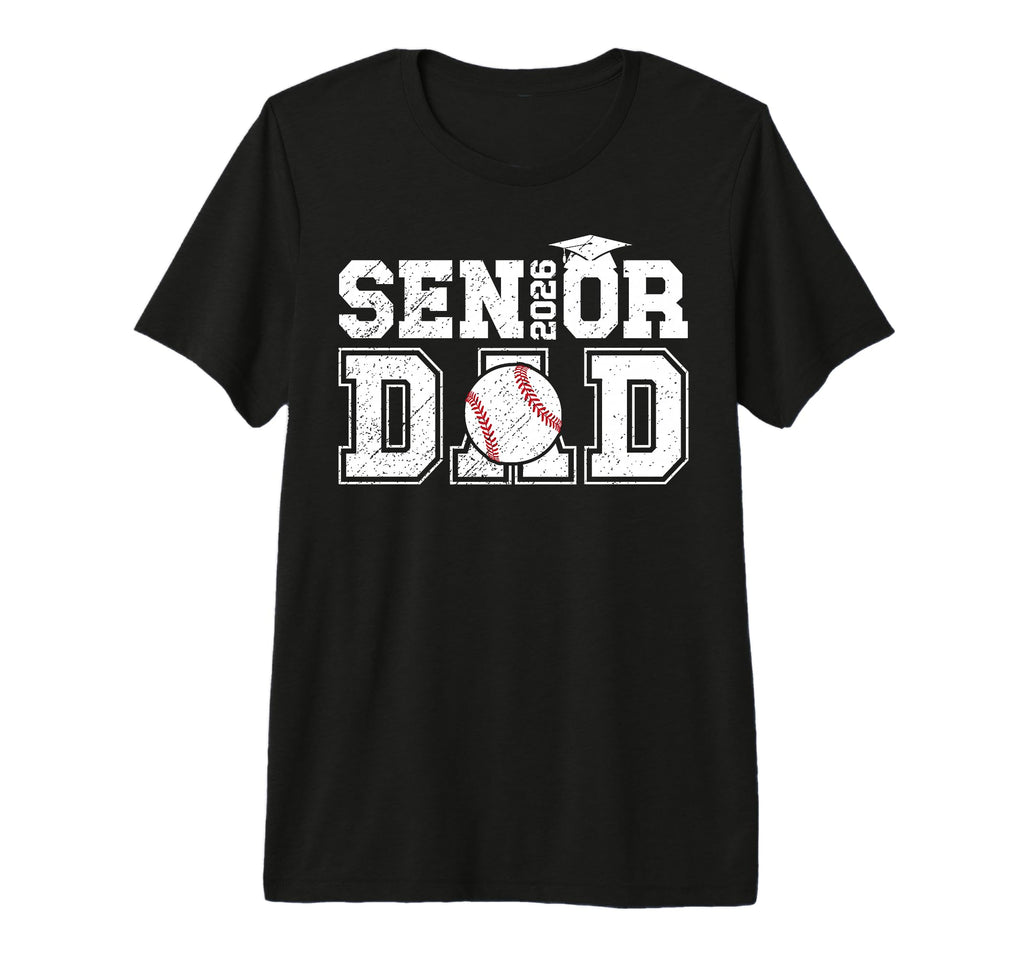 Mens Baseball Senior Dad Senior T-Shirt - Casual Everyday Wear Men Women - T-Shirt, Sweatshirt, Hoodie