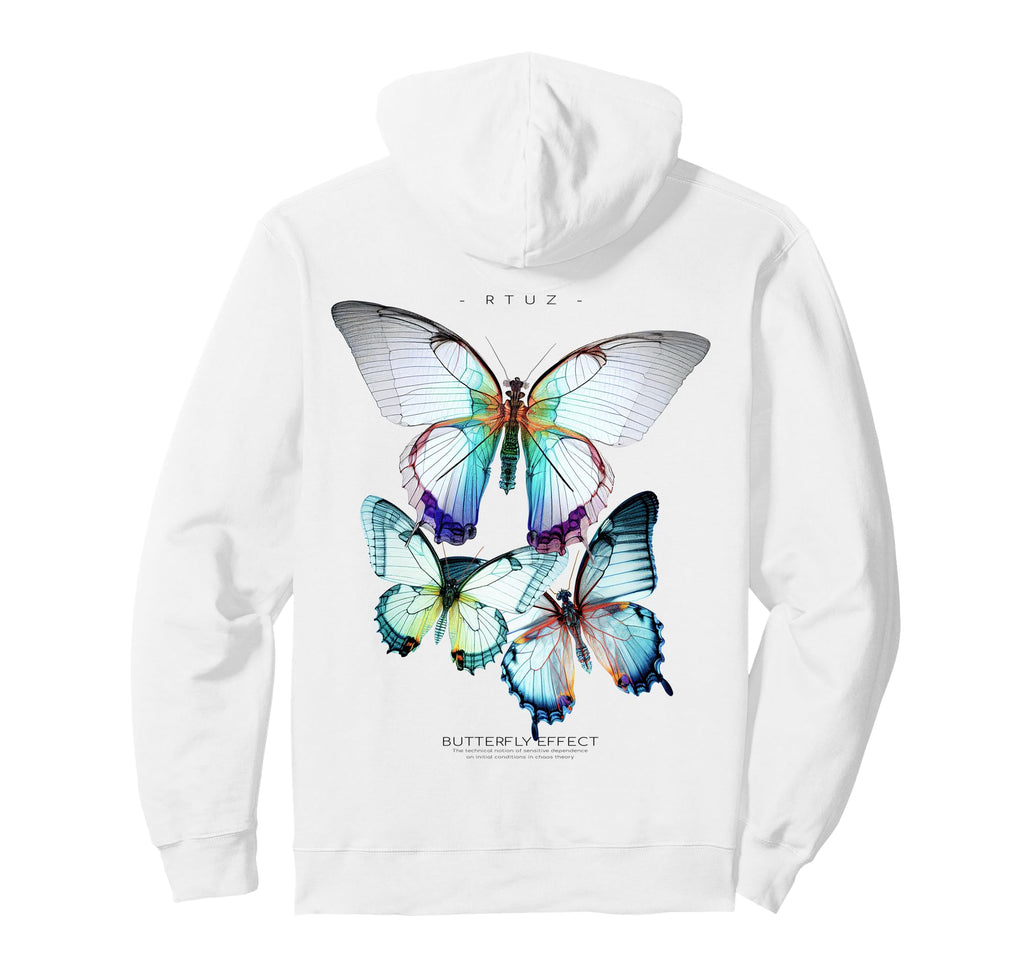 Y2K Back Streetwear Butterfly Hoodie - Trendy Graphic for Adults - T-Shirt, Sweatshirt, Hoodie
