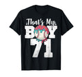 Thats My Baseball 71 Number Mom Dad 71 T-Shirt - Trendy Graphic Men Women - T-Shirt, Sweatshirt, Hoodie